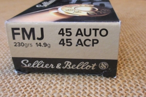 Sellier Bellot 45 ACP 14,9g 50 kpl