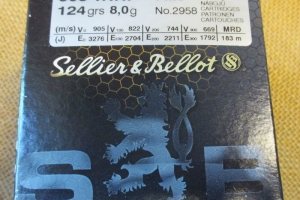 Sellier&Bellot .308 win 8g FMJ 50 kpl