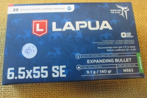 Lapua 6.5x55 SE 9,1g Naturalis