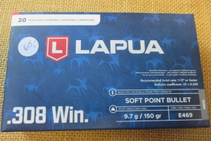 Lapua 308 win 9,7g Mega