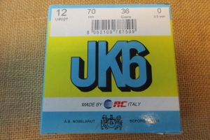 RC JK6 12/70 36g lyijy 3,1mm, 3,5mm ja 3,9mm 25 kpl